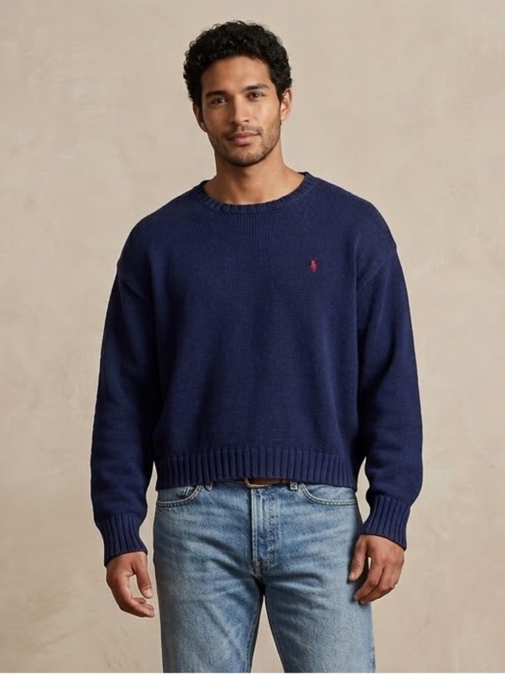 Vintage Polo by Ralph Lauren Heritage Cotton Crewneck Sweater
